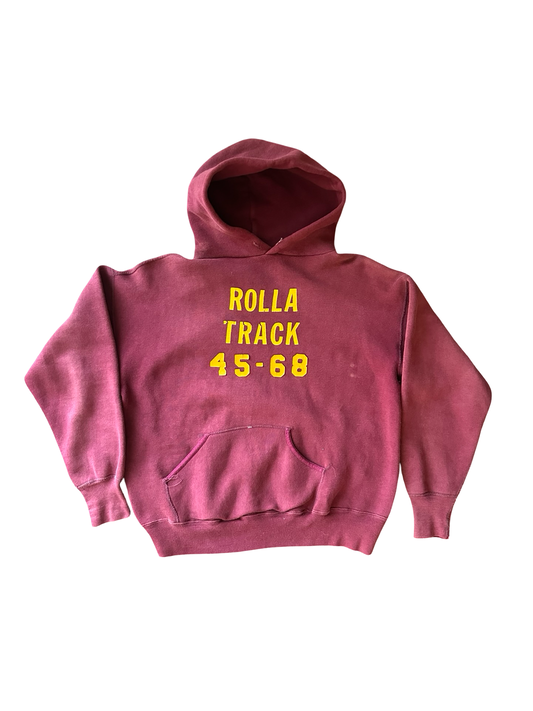 1960s Rolla Track Hoodie Maroon